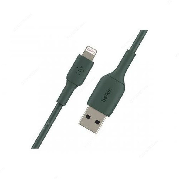 Belkin USB-A to Lightning Cable, CAA001BT1MMG, BoostCharge, 1 Mtrs, Midnight Green
