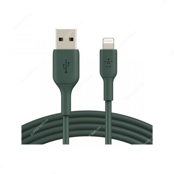 Belkin USB-A to Lightning Cable, CAA001BT1MMG, BoostCharge, 1 Mtrs, Midnight Green