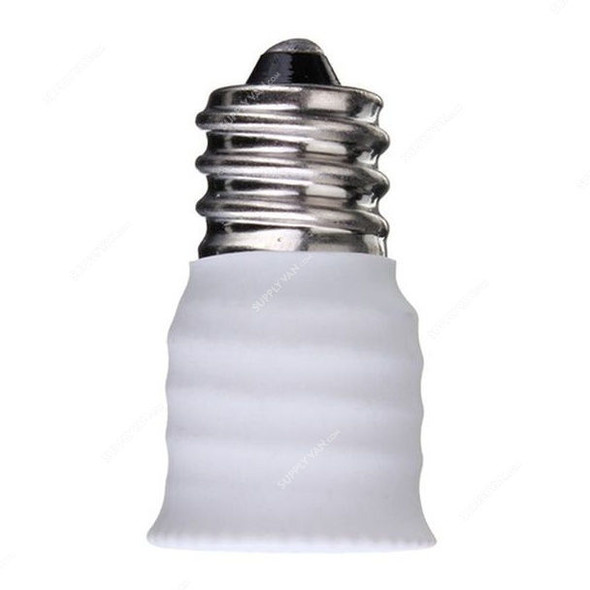 Lamp Holder, PC and Copper, E12 to E14, 30MM, White
