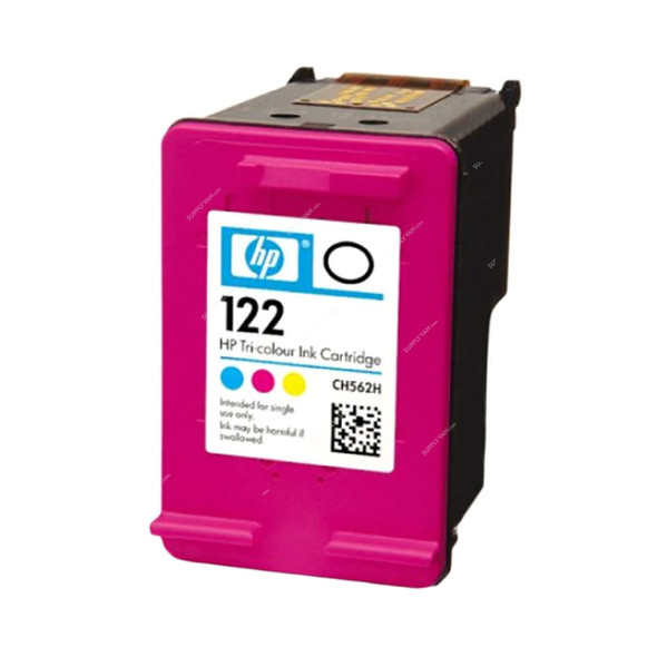 HP Original Ink Cartridge, CH562HK, Inkjet, 122, 165 Pages, Multicolor