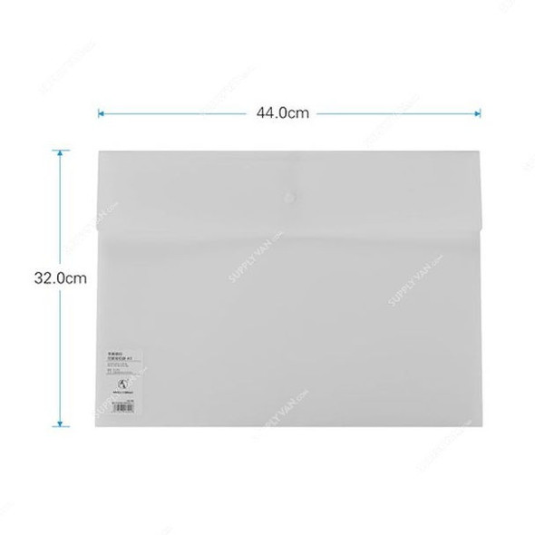 Envelope Folder, Polypropylene, A3, 44 x 32CM, White