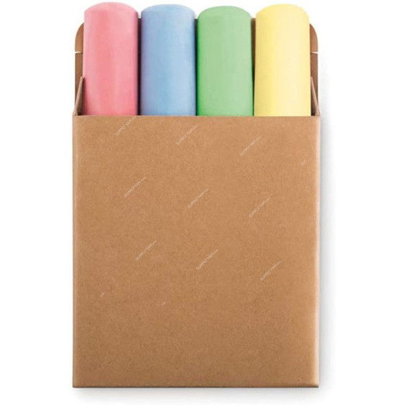Chalk Stick, XL, Multicolor, 4 Pcs/Pack