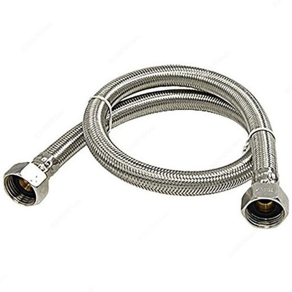 Flexible Hose, Galvanized Iron, 30CM, Silver