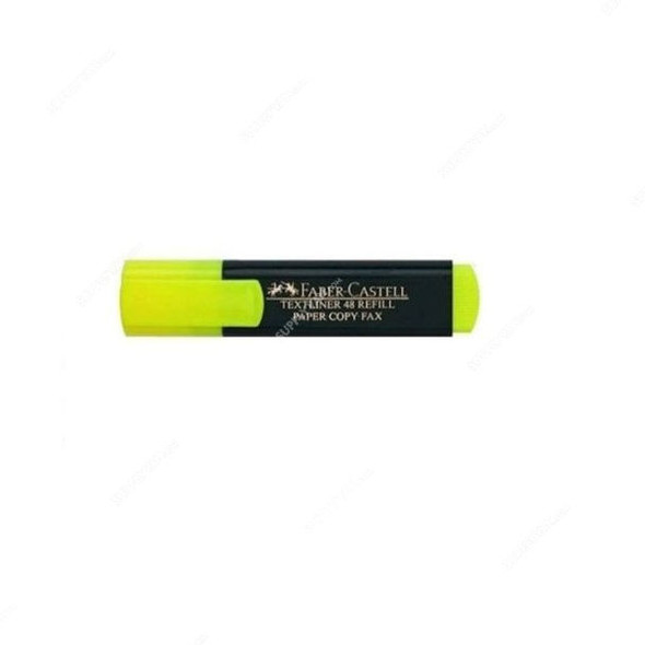 Faber-Castell Textliner Highlighter, 1548, 1-5MM, Classic Yellow