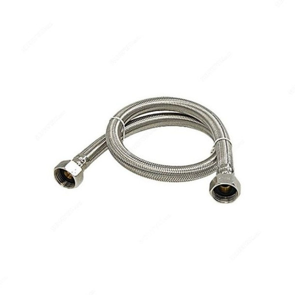 Sicher Flexible Pipe, Galvanized Iron, 30CM, Silver