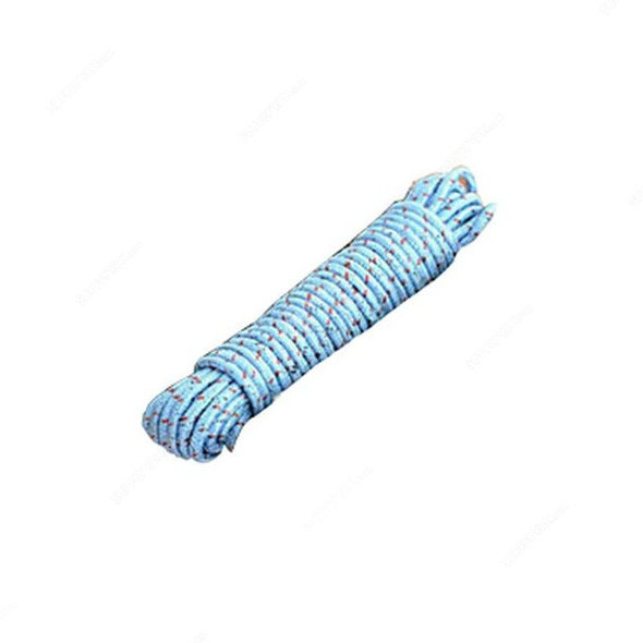 Decdeal Clothes Drying Rope, Nylon, 5MM x 10 Mtrs, Blue