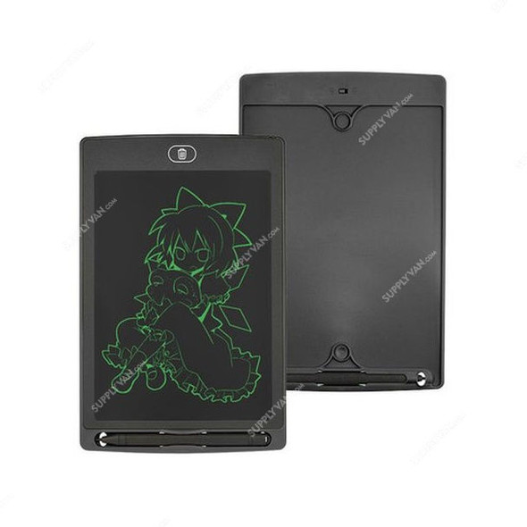 LCD Writing Pad, 8.5 Inch, 225mAh, Black