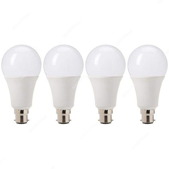 Narken LED Bulb, 15W, B22, A70, 6500K, Cool Daylight, 4 Pcs/Pack