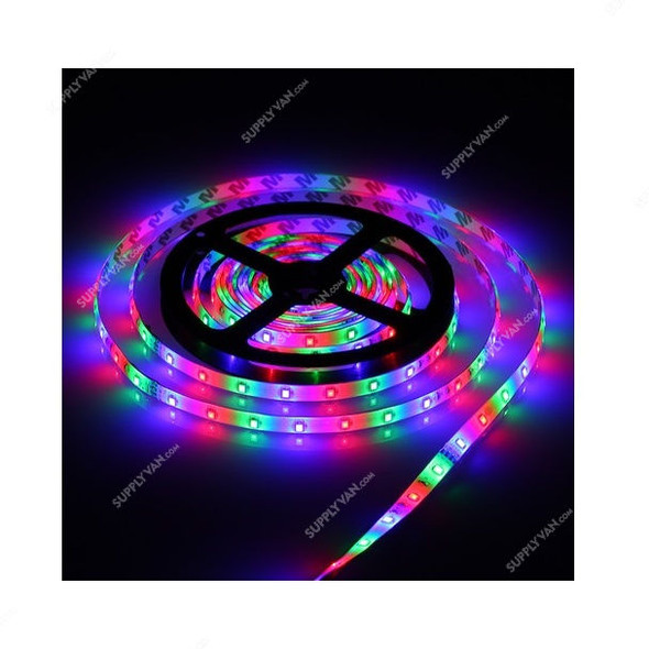 LED Strip Light, 12W, 2835, SMD, 5 Mtrs, RGB