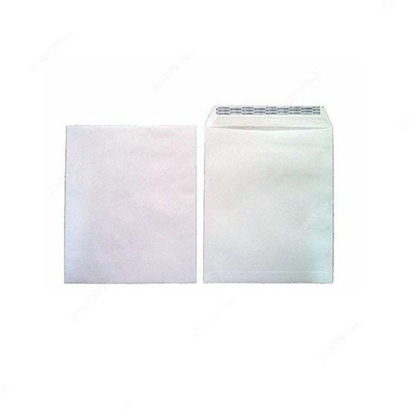 Hispapel Business Envelope, Paper, 12 x 10 Inch, White, 250 Pcs/Pack