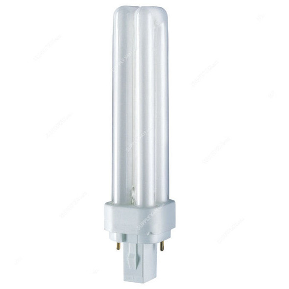 Osram Fluorescent Lamp, Dulux D, 18W, Cool Daylight, 6500K, 4 Pcs/Pack