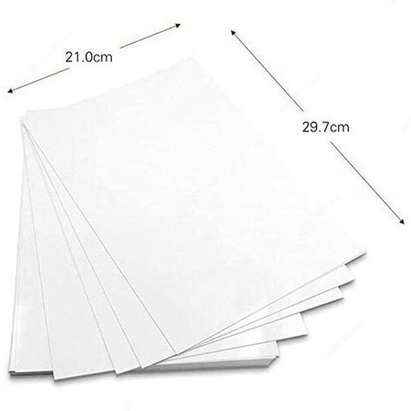 Waterproof Glossy Photo Paper, A4, 20 Sheets, 29.7 x 21CM, White