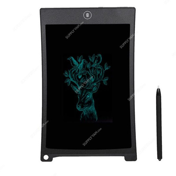 LCD Writing Pad, ABS, 90mAh, 10 Inch, Black
