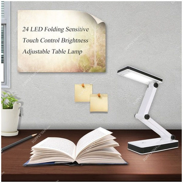 Foldable LED Table Lamp, 2.5W, 350 LM, 6500K, Cool Daylight