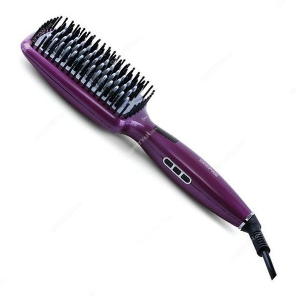 Geepas Ceramic Hair Brush, GHBS86012, 50W, 110-240VAC, Violet