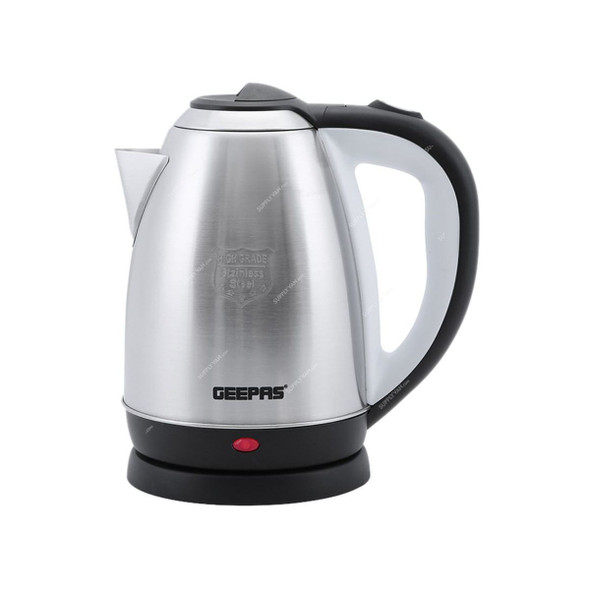 Geepas Electric Kettle, GK5466, Stainless Steel, 1500W, 1.8 Ltrs