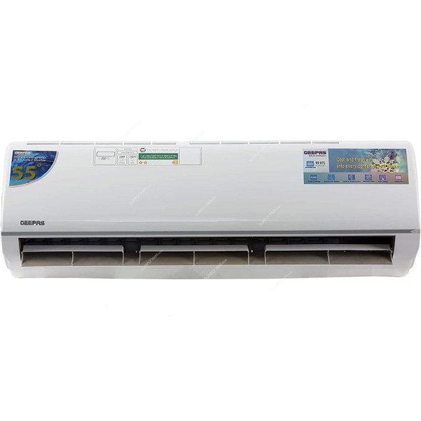 Geepas Split Air Conditioner With T3 Compressor, GACS24035CU, 1400W, 2 Ton, White