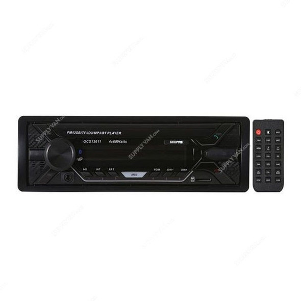 Geepas Car MP3 Player, GCS13611, Black