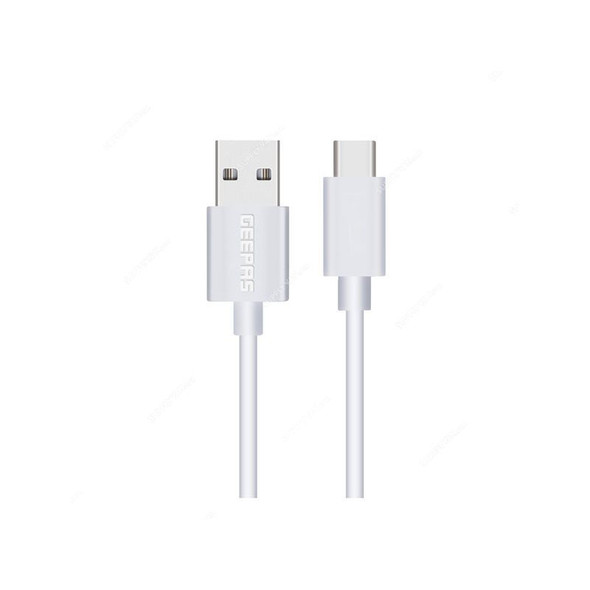 Geepas USB Type-C Cable, GCC58027, White