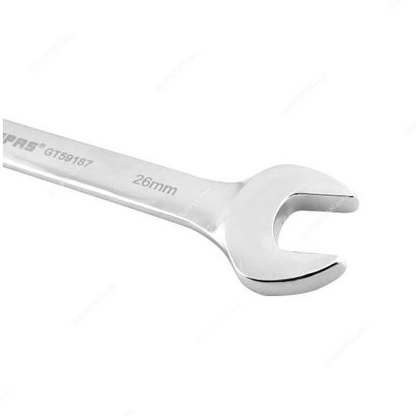 Geepas Open End Spanner, GT59187, Chrome Vanadium Steel, 24 x 26MM