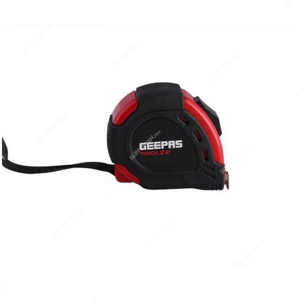 Geepas Measuring Tape, GT59132, 25MM x 7.5 Mtrs, Black/Red