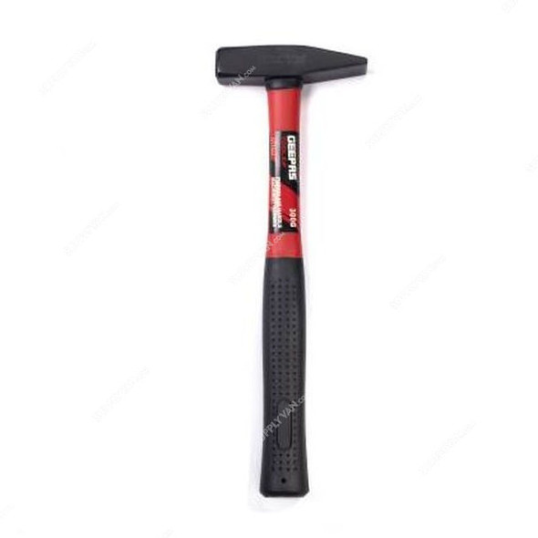 Geepas Machinist Hammer With Fiberglass Handle, GT7644, Iron, Black/Red