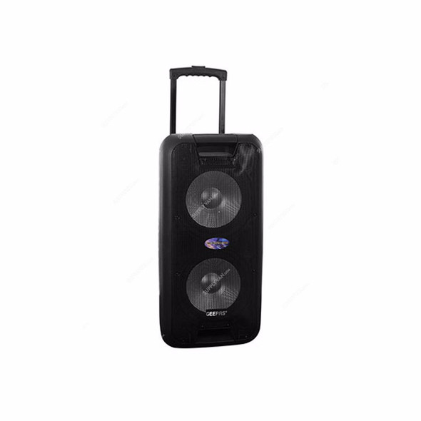 Geepas Rechargeable Trolley Speaker, GMS8574, 12V/7A Battery