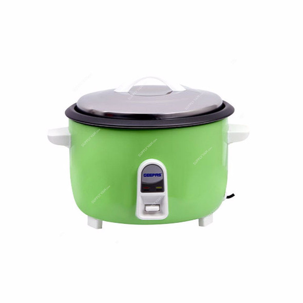 Geepas Electric Rice Cooker, GRC4321, 1600W, 4.2 Ltrs, Green