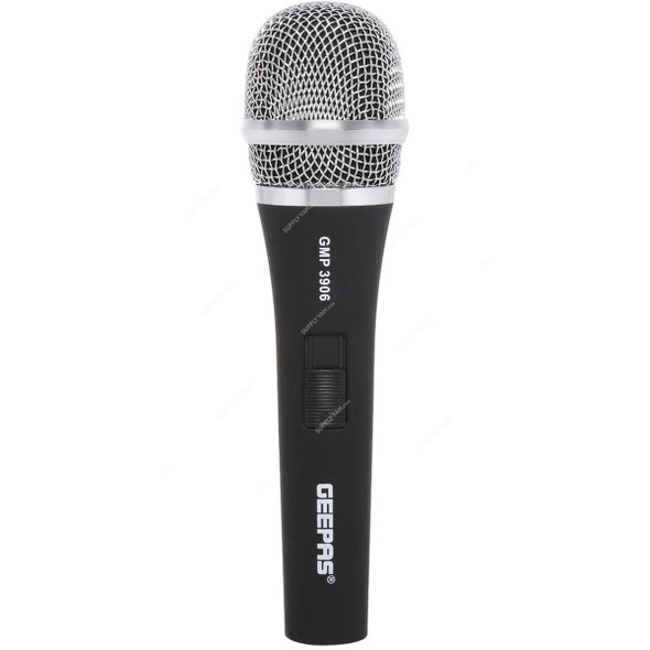 Geepas Wireless Microphone, GMP3906, Black