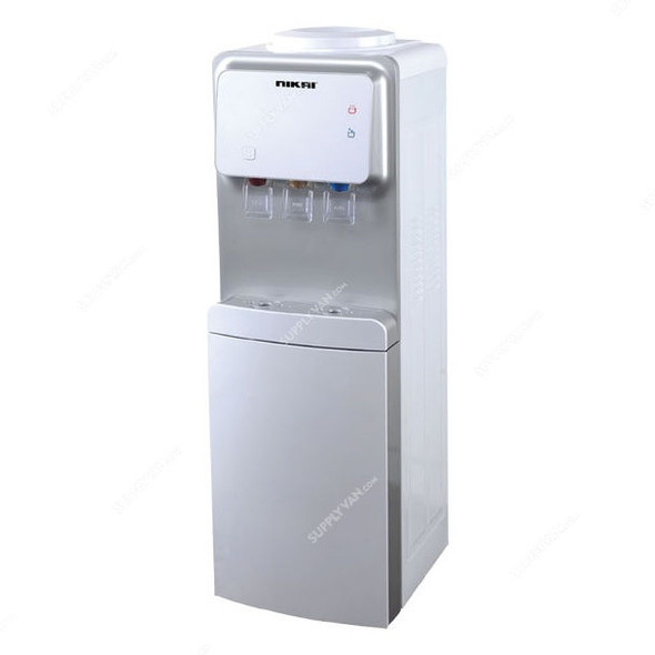 Nikai Free Standing Water Dispenser, NWD1900C, 3 Tap, 19 Ltrs, Silver