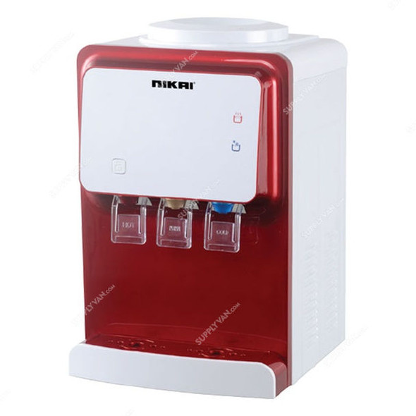 Nikai Free Standing Water Dispenser, NWD1900T, 3 Tap, 19 Ltrs, Red/White