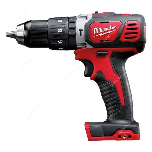 Milwaukee Cordless Percussion Drill, M18BPD-202C, 18V, 13MM, 28000 BPM