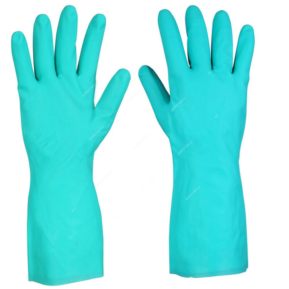 Sci Chemical Resistant Gloves, GGP, Synthetic Rubber, S, Green