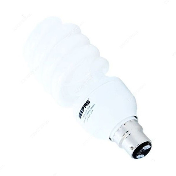 Geepas Energy Saving Bulb, GESL3126, 25W, 6400K, Cool Daylight, 3 Pcs/Pack