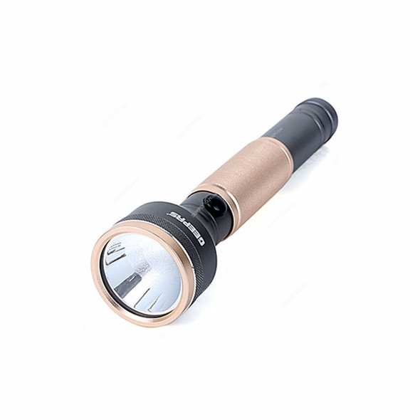 Geepas Rechargeable LED Flashlight With Power Bank, GFL4666, 2000mAh, 216MM, 2 Pcs/Set