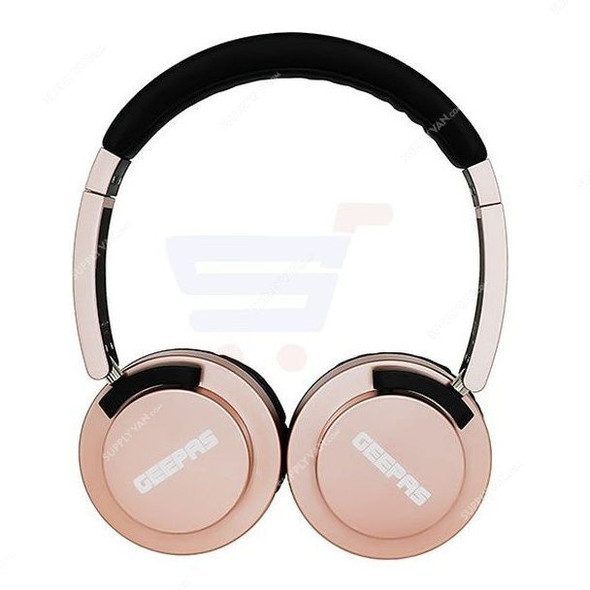 Geepas Over the Ear Wireless Headphone, GHP4703, 40MM, Brown