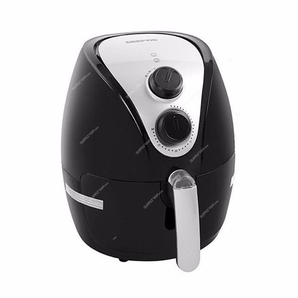 Geepas Air Fryer, GAF6107, 1350W, 3.2 Ltrs, 80 to 200 Deg.C, Black