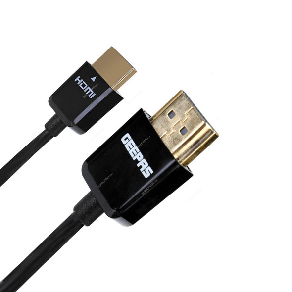Geepas HDMI Cable, GC1954, USB Type-A to Micro-USB, 2 Mtrs, Black