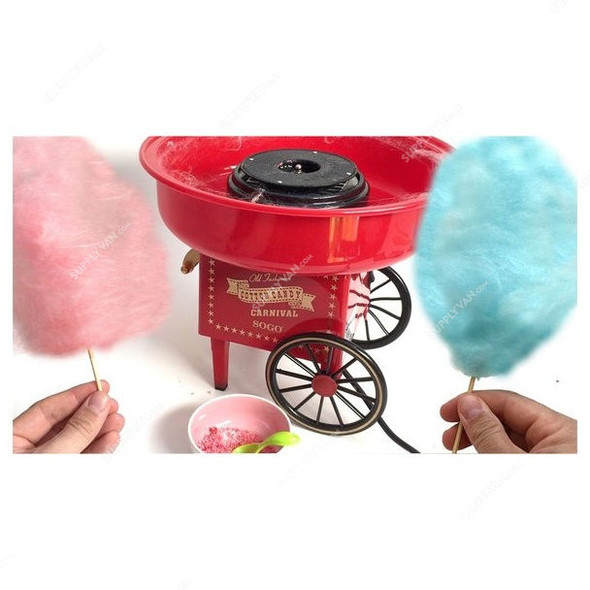 Geepas Cotton Candy Maker, GCM831, 500W, Red
