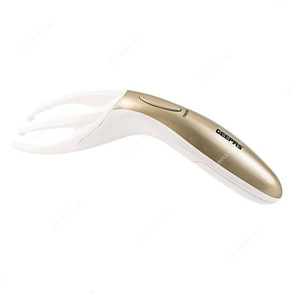 Geepas Massager, GM8717, ABS, White/Gold