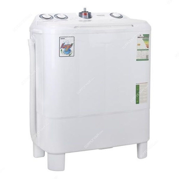 Geepas Semi Automatic Washing Machine, GSWM6468, 550W, 7 Kg, White