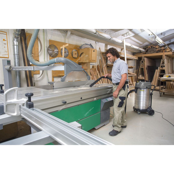 Karcher NT 90/2 Me Classic Wet and Dry Vacuum Cleaner, 16677010, 225 Mbar, 2300W, 90 Ltrs Tank Capacity, Black/Silver Karcher NT 90/2 Me Classic Wet and Dry Vacuum Cleaner, 16677010, 225 Mbar, 2300W, 90 Ltrs Tank Capacity, Black/Silver