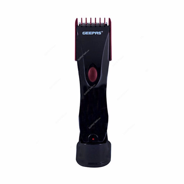 Geepas Rechargeable Hair Trimmer, GTR31N, 300mA, Black/White