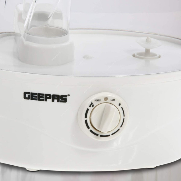 Geepas Double Nozzle Humidifier, GUH63012UK, 32W, 2.6 Ltrs, White