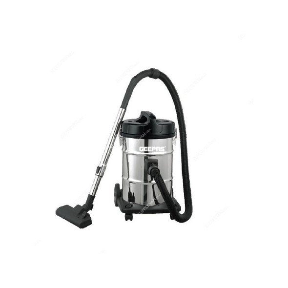 Geepas Vacuum Cleaner, GVC2597, 2300W, 23 Ltrs, Silver