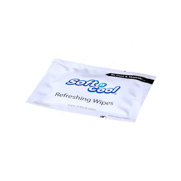 Hotpack Soft n Cool Refreshing Wet Wipes, SNCWT, Small, 1000 Pcs/Pack