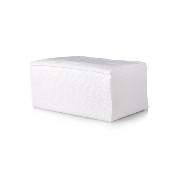 Hotpack Soft n Cool V Fold Tissue, VFOLDB, 1 Ply, 23CM x 20CM, White 3000 Sheets/Pack