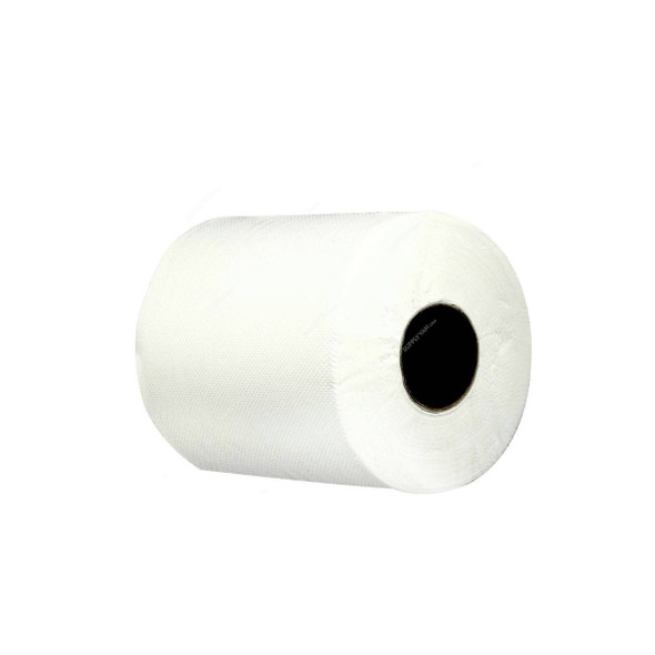 Hotpack Soft n Cool Embossed Maxi Tissue Roll, MR2E9, 2 Ply, 17 GSM, 6 Rolls/Pack