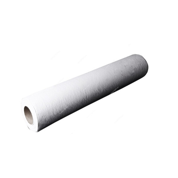 Hotpack Soft n Cool Bed Paper Roll, BR1L, 1 Ply, 12 Rolls/Pack
