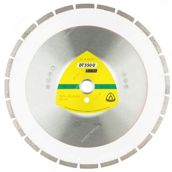 Klingspor Extra Diamond Cutting Blade, DT350U, 20 x 300MM